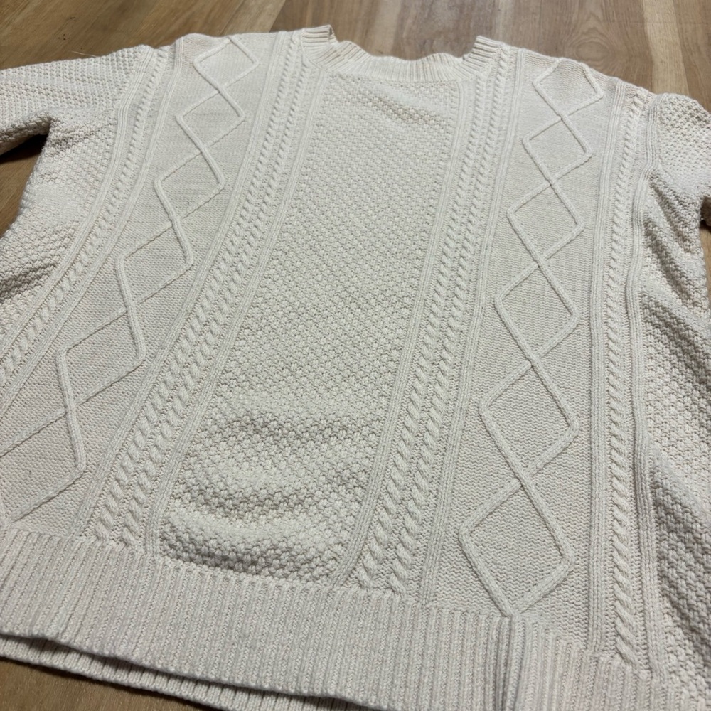 BDG Urban Outfitters White Oversized Sweater